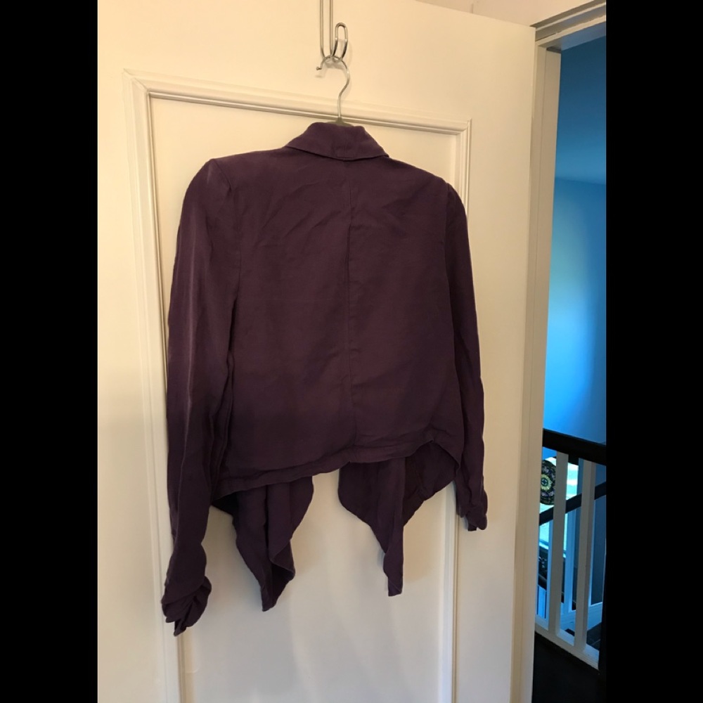 Forever 21 Plum Purple High-Low Blazer - Picture 12 of 14